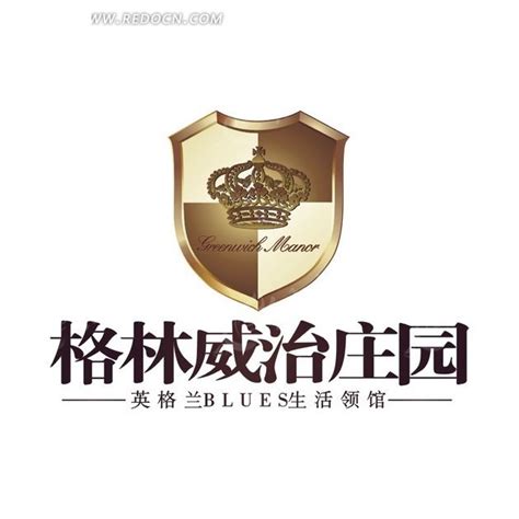 格林威治庄园标志CDR素材免费下载_红动中国