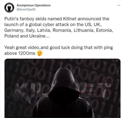 美媒：国际黑客组织匿名者宣称对俄政府网站“被黑”负责-网络安全培训-网盾网络安全培训