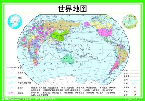 世界地图全图高清版|超大世界地图 英文高清地图珍藏版-东坡下载