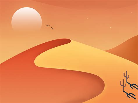 沙漠插画小练习|插画|创作习作|Assia阿西娅 - 原创作品 - 站酷 (ZCOOL)