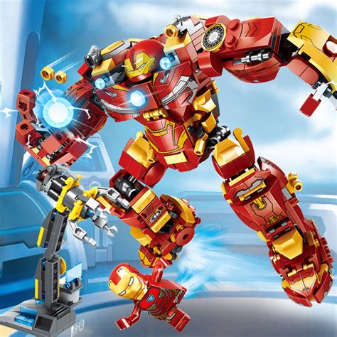 外贸专供欣宏积木X0221漫威英雄系列人仔套装拼装玩具外贸-阿里巴巴