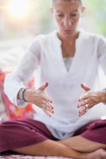 Premium Photo | Improving mental focus meditation hand gesture