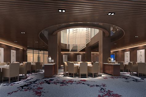 新中式风格私人茶楼会所空间设计施工图（附效果图）-会所休闲装修-筑龙室内设计论坛
