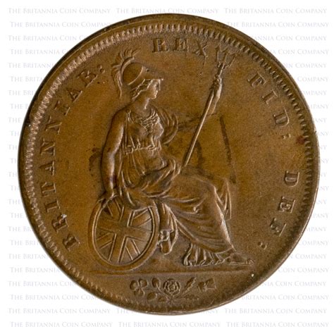 1826 George IV Copper Penny | The Britannia Coin Company