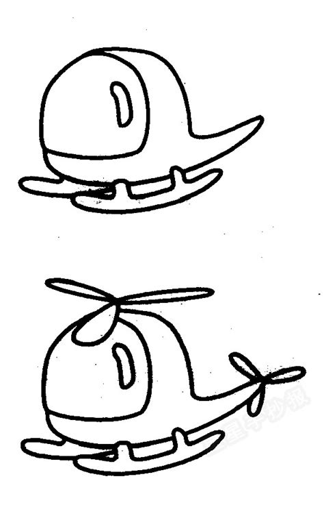 儿童简笔画教程：飞机怎么画简单又好看的彩色图片（儿童绘画教学活动的类型有） - 有点网 - 好手艺