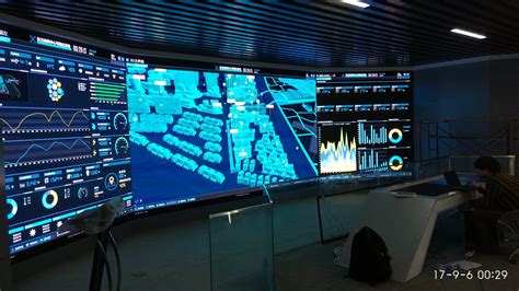 智慧城市运行管理大屏案例模板-灯果可视化