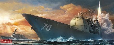 二战名舰PK现代战舰 海量手绘大放送 - 中国军网