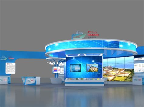 葫芦岛展位3D效果图_3D设计联系我-站酷ZCOOL