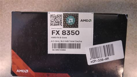 AMD FX 8350 Black Edition Vishera 4.0GHz Eight-Core Socket AM3+ Boxed ...