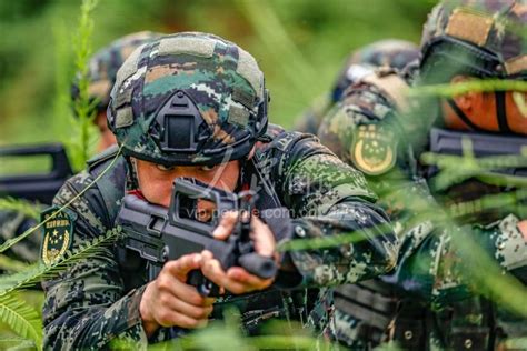 杭州：武警特战队员开展实战化反恐演练-人民图片网