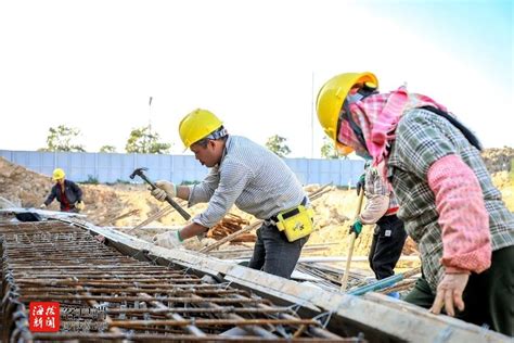 江东新区陕煤（海南）国际产业中心项目满负荷施工