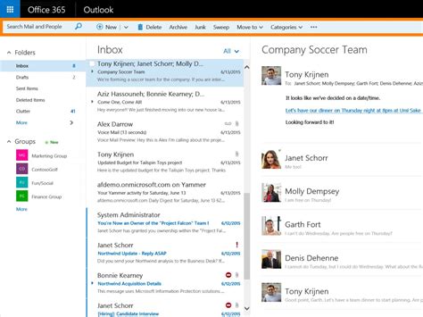 Web version of Outlook for Office 365 business users gets a new UI and ...