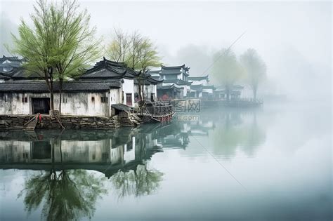 烟雨图图片