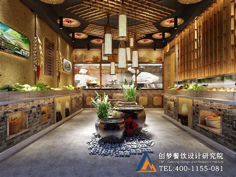 鑫火别院丨600平农家乐餐厅设计-【17年创梦餐饮设计公司】