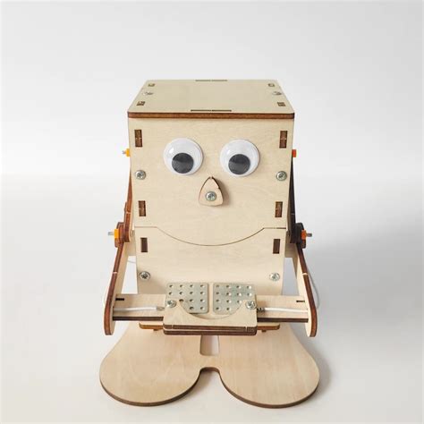 吃硬币机器人儿童玩具 diy手工拼装科技小制作 科学实验材料玩具-阿里巴巴