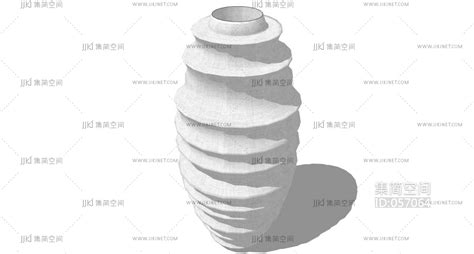 (5)陶瓷瓶子罐子su草图模型下载-【集简空间】「每日更新」