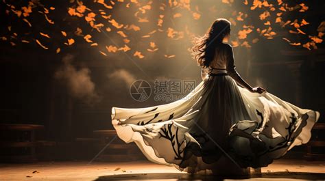 女生头像温柔优美舞姿
