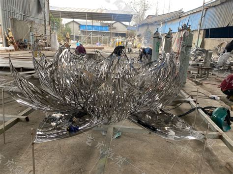 不锈钢抽象镂空云朵雕塑定制-杭州至宝雕塑艺术工程有限公司-景观雕塑制作源头厂家