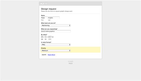 Wufoo: Online Form Builder – SiteSwan Support