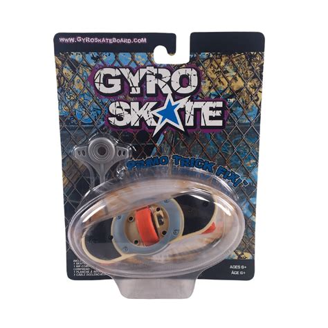 Скейт за Каскади GX Gyro Skate 390445 3-32, 2 части, Черен/Оранжев, 10 ...