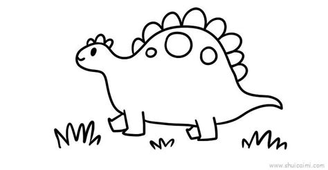 怎样画恐龙简笔画少儿(怎样画恐龙简笔画图片) - 抖兔库学习网