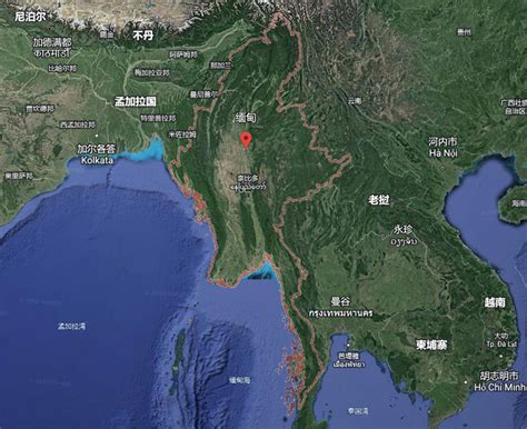 缅甸地图政区图 - 缅甸地图 - 地理教师网