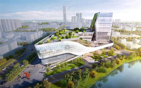 公共建筑 | 深圳龙华文体中心：花园式休闲运动场所 / AUBE欧博设计