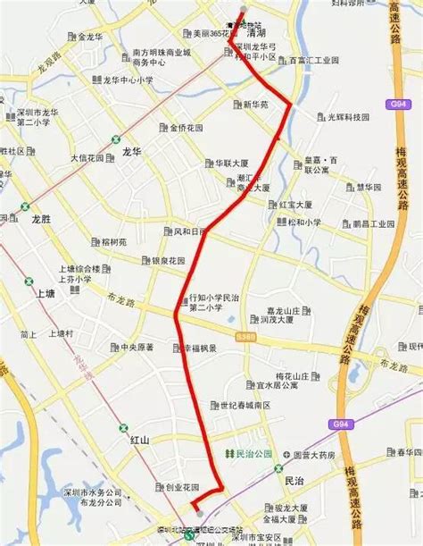 清湖地铁站时间表+出口图 - 深圳本地宝