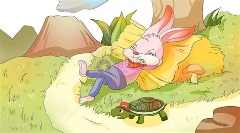 龟兔赛跑插画图片下载-正版图片400453947-摄图网
