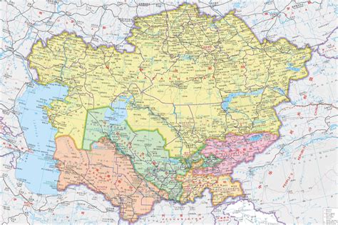 哈萨克斯坦地图大图预览_哈萨克斯坦地图图片_好特下载