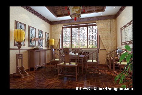 中式包间茶室前台 - 效果图交流区-建E室内设计网