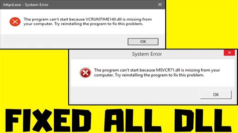Windows 11 How To Fix Missing Dll Files Error | CLOUD HOT GIRL