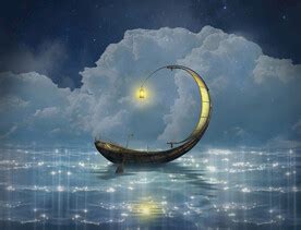 月牙船图片