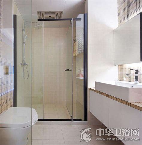 时尚现代公寓主卧卫生间淋浴房设计装修效果图-卫浴网