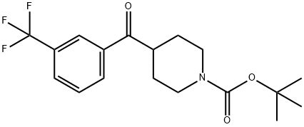 4-(3-(三氟甲基)苯甲酰基)哌啶-1-羧酸叔丁酯 CAS#: 1414778-16-7