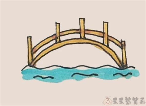 儿童简笔画拱桥、大桥的画法 - 学院 - 摸鱼网 - Σ(っ °Д °;)っ 让世界更萌~ mooyuu.com