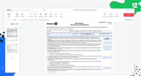 TD1 Form 2023: Ontario Personal Tax Credits Return — PDFliner