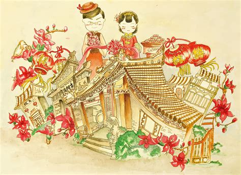 心绘羊城绘画,广州羊城儿童画,广州五羊简笔画_大山谷图库
