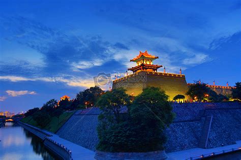 中国风西安旅游景点宣传h5背景背景图片素材免费下载_熊猫办公