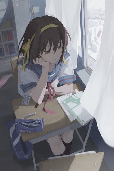 凉宫春日(画师:ねつき)ID:98126196图片