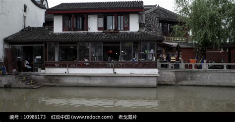 河边饭店高清图片下载_红动中国