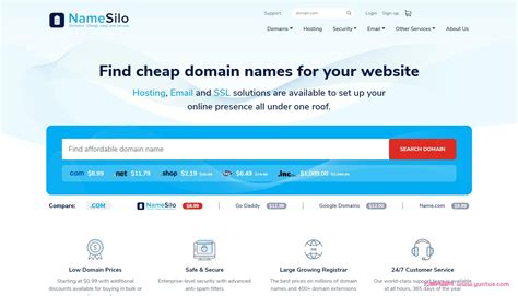 NameSilo域名优惠码：NameSilo商家域名新注册及转入价格汇总 - 云服务器网