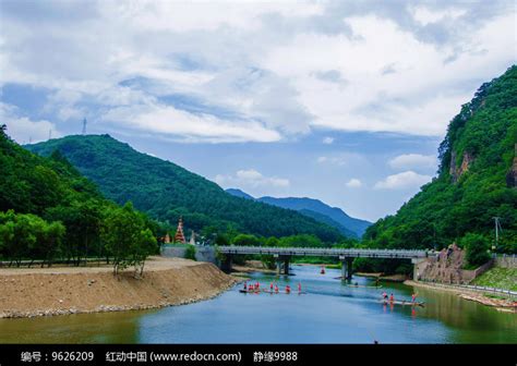 本溪太子河与河上公路石桥高清图片下载_红动中国