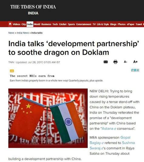 印度重申与中国发展伙伴关系 欲给中印对峙局势降温_手机新浪网