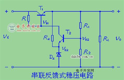 稳压二极管构成的稳压电路的接法是怎样的？