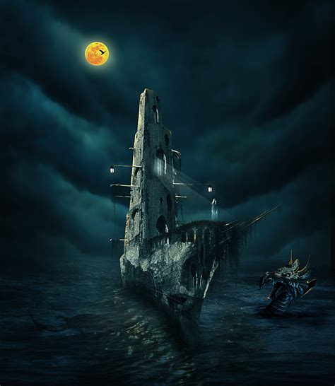 幽灵船|平面|海报|SKTfaker - 原创作品 - 站酷 (ZCOOL)