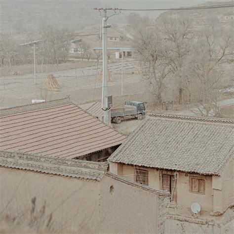 甘肃农村建筑风格,甘肃的平房建筑特点,甘肃现在农村房子图片_大山谷图库