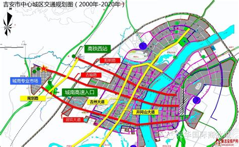 吉安2030规划图,青原区河东规划图,吉安南站_大山谷图库
