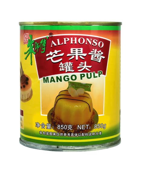 芒果酱罐头--果泥、果粒系列--江门高迪食品有限公司