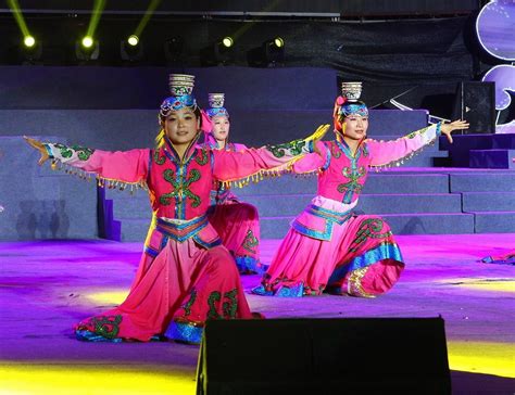 蒙古族舞蹈演出服女内蒙古大草原民族广场舞表演服装长裙-阿里巴巴